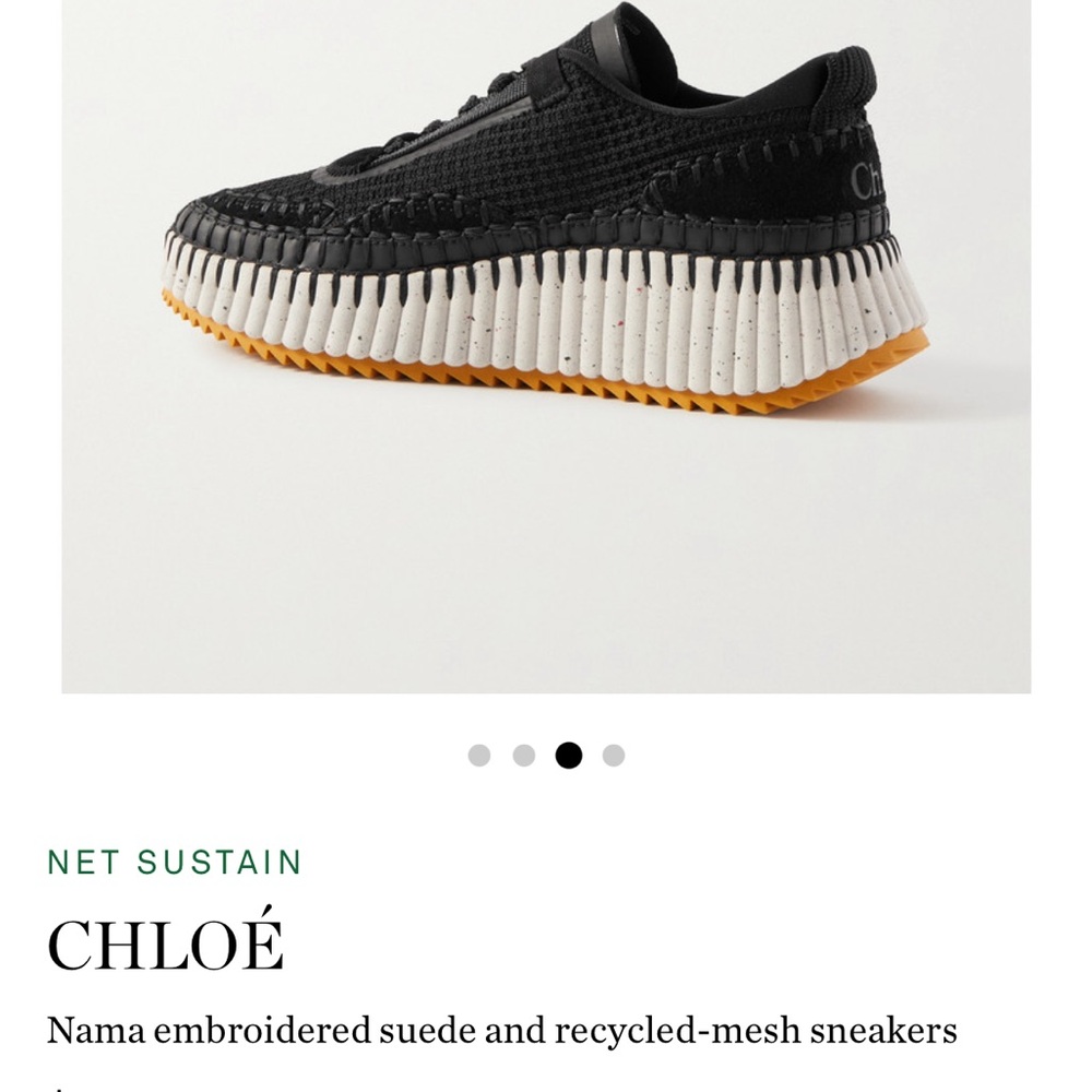 Chloe Nama Sneakers- Black - Picture 9 of 11
